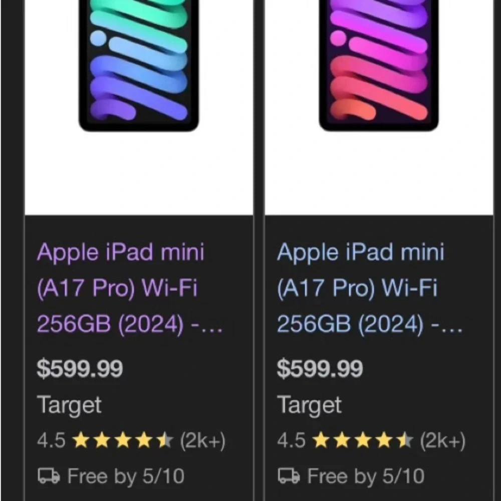 iPad mini 7 a17 pro (256gb)